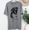 Custom DTG Printed Pet Comfort Colors T-shirt with Pet photo and name, Personalized Pet Portrait Shirt, Pet Lover Gift, Dog Lover