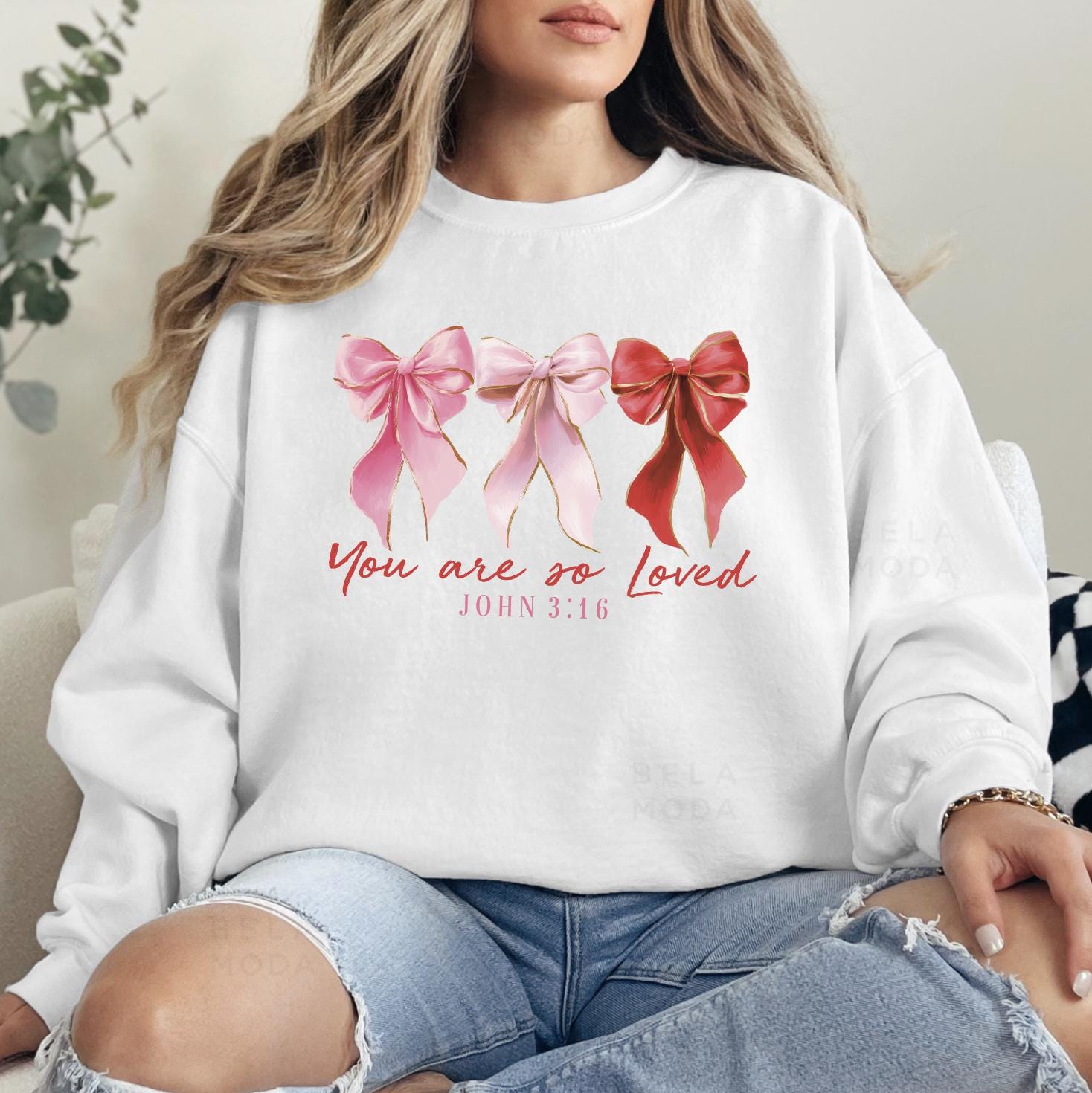 Valentines Heart Sweatshirt, DTG Printed Womens Valentine's Day Sweatshirt, Couple Gift Sweatshirt, Anniversary Day Gift, Christmas Gift