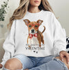 Custom Pet Valentine's Day T-Shirt with Photo & Name DTG Printed | Personalized Pet Shirt | Custom Dog Cat Graphic Tee | Pet Lover Gift