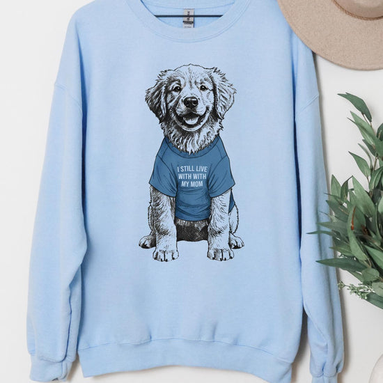Custom Photo of Your Dog in a T-Shirt with Custom Text, Unisex T-Shirt or Sweatshirt, DTG Printed