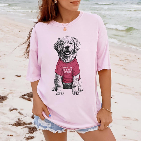 Custom Photo of Your Dog in a T-Shirt with Custom Text, Unisex T-Shirt or Sweatshirt, DTG Printed