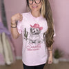 Custom Western Dog Shirt | Personalized Pet Portrait T-Shirt or Sweatshirt | Cowboy Dog Graphic Tee | Custom Name Gift | Unisex DTG Print