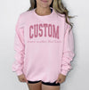 Custom Text T-Shirt or Sweatshirt | Personalized Sweathsirt | DTG Printed