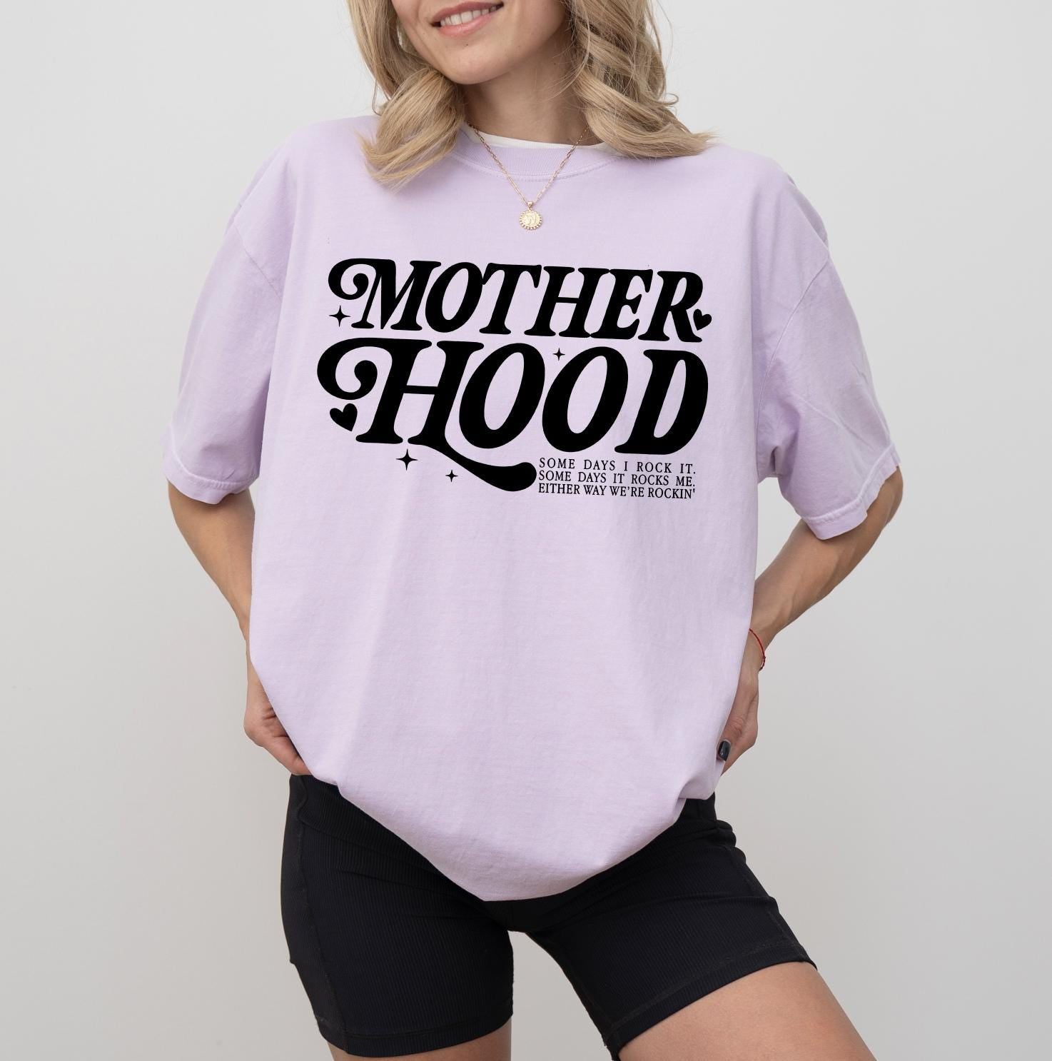 Motherhood Sweatshirt or T-Shirt | Minimal Mama Graphic Tee | Everyday Mom Apparel | DTG Printed Unisex Top