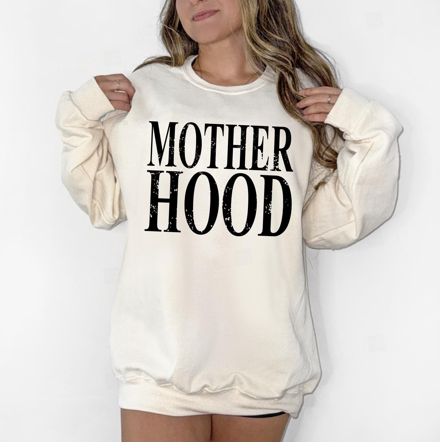Motherhood Sweatshirt or T-Shirt | Minimal Mama Graphic Tee | Everyday Mom Apparel | DTG Printed Unisex Top
