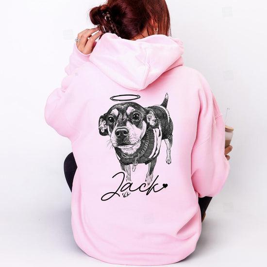 Personalized Hoodie With Photo, Custom Pet Photo Hoodies, Cat Dad Gift Custom Hoodie, Custom Pet Photo Sweatshirt, Photo Dog Cat Hoodie