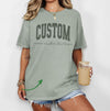 Custom Text Comfort Colors T-Shirt | Personalized Comfort Colors | DTG Printed