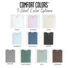 Custom Text Comfort Colors T-Shirt | Personalized Comfort Colors | DTG Printed