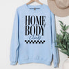 The Homebody Club Sweatshirt or T-Shirt, Cozy Loungewear Graphic Tee, DTG Printed Minimalist Comfort Shirt, Introvert Gift