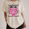 Pink Leopard Heart Sunglasses Shirt or Sweatshirt, Trendy Graphic Tee, Retro Summer Shirt, Aesthetic Animal Print Sweatshirt, DTG Printed