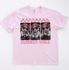 Highland Cow Summer Vibes T-Shirt or Sweatshirt | Cute Pink Retro Cow Graphic Tee | DTG Printed Floral Boho Shirt