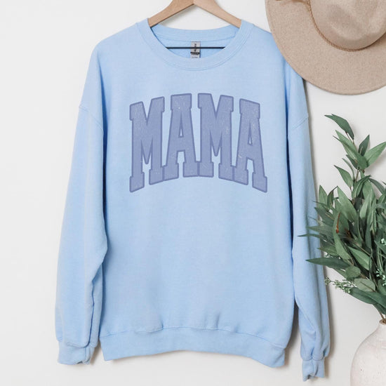 Mama Monochromatic Lettering T-Shirt or Sweatshirt | DTG Printed Minimalist Mother's Day Gift