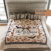 Custom Neutral Halloween Blanket, Bat Boho Halloween Decor, Custom Family Name Woven Blanket Floral Halloween Throw Blanket Fall Home Decor