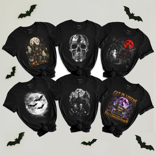 Pick Your Halloween Design T-Shirt, DTG Printed