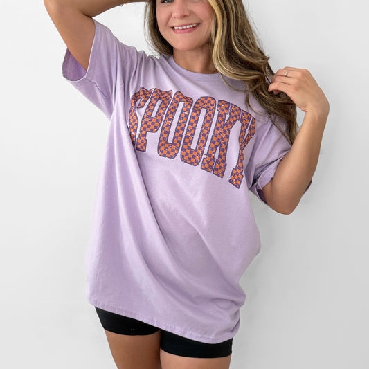 Spooky Checkered Shirt or Sweatshirt