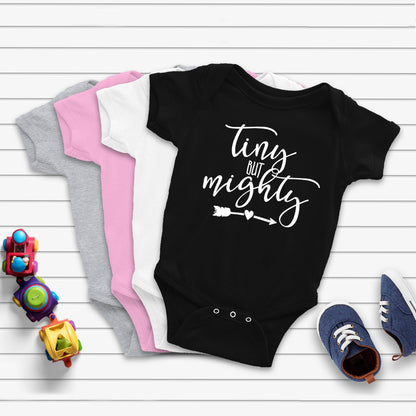 Tiny but Mighty - Tiny but Mighty Shirt - Tiny but Mighty Baby Bodysuit - Custom Baby Bodysuit - Newborn Baby Bodysuit