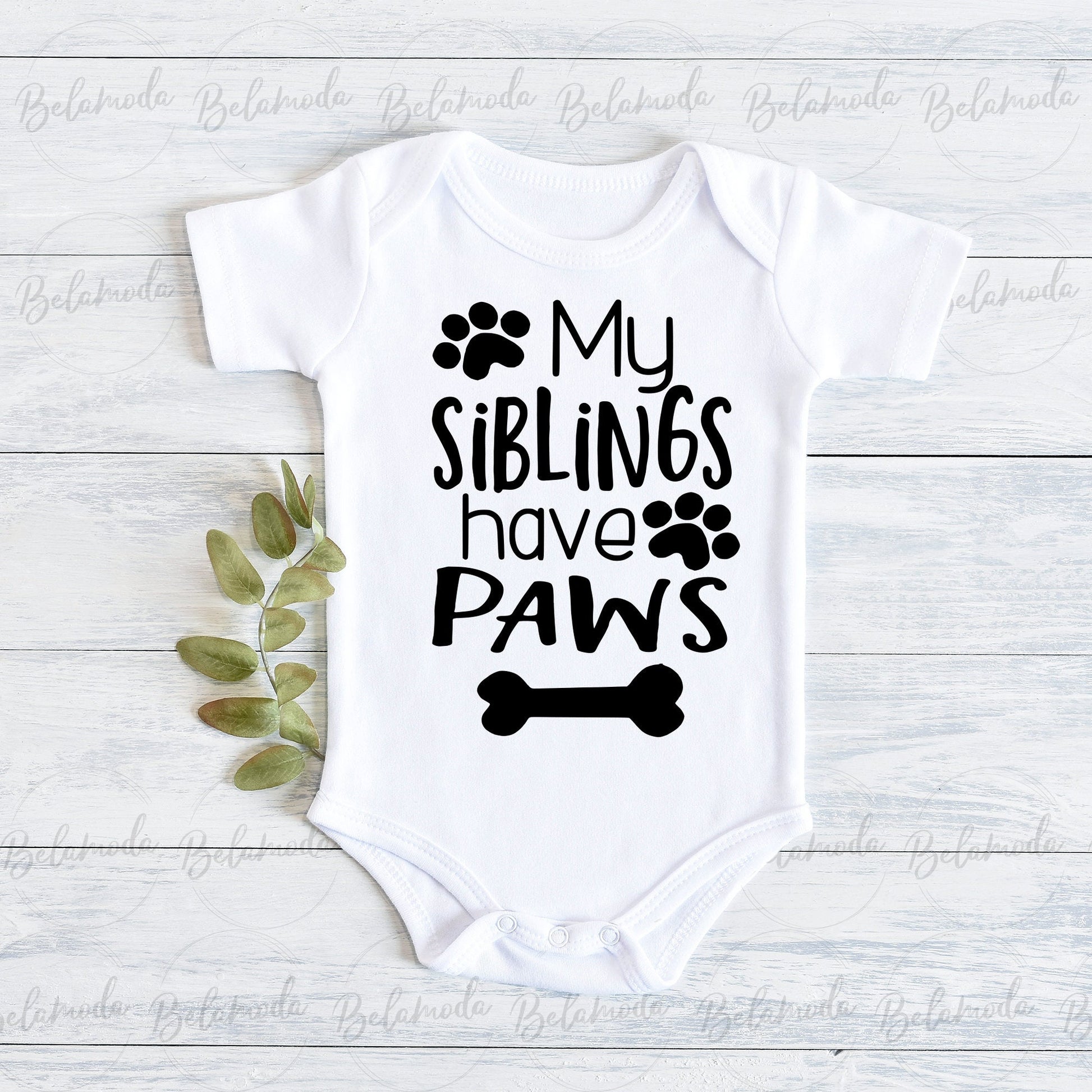 My Siblings have Paws Bodysuit, Cute Baby Bodysuits, Baby Shower Gifts, Cute Kids Shirts, Funny Baby Shirts, Funny Kids Shirts