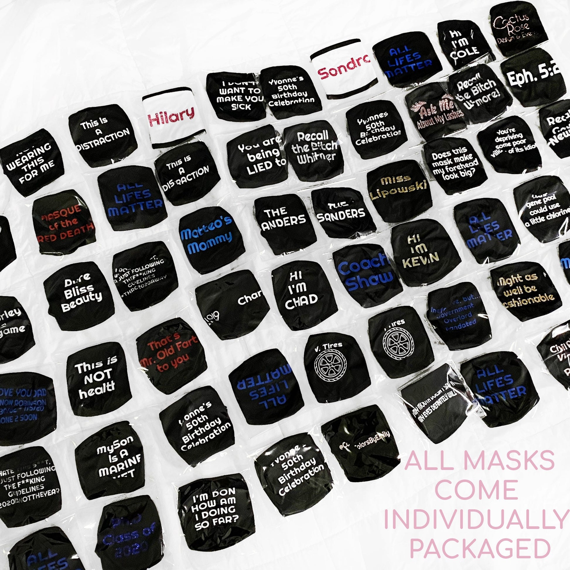 Custom Face Mask, Custom Text Face Mask, Add Your Logo Face Mask, Customizable Face Mask