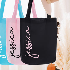Custom Print Tote - Party Favors Bags - Bag For Bridesmaid - Personalized Tote - Cotton Tote Bag - Eco Friendly Gifts