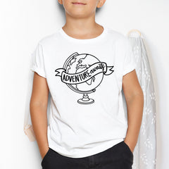 Adventure Awaits Kids Shirt, Children Shirt, Youth Shirt, Toddler Shirt, Kids Shirts, Children Shirts