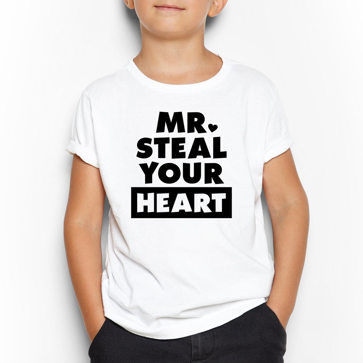 Mr Steal Your Heart, Kids Shirt, Children Shirt, Youth Shirt, Toddler Shirt, Kids Shirts, Children Shirts