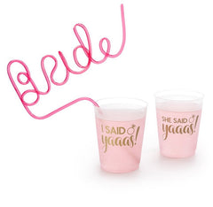 Penis Straws with Bride Straw - Bachelorette Party Favors - Bachelorette Party Decoration Kit - Wedding Shower Gift