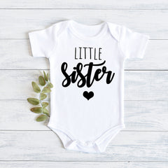 Baby Bodysuit, Little Sister Baby Bodysuit, Little Sister Baby Shirt, Little Sister, Baby Sister Bodysuit, Baby Sister Bodysuit
