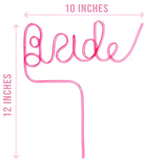 Penis Straws with Bride Straw - Bachelorette Party Favors - Bachelorette Party Decoration Kit - Wedding Shower Gift