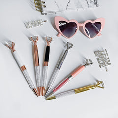 Diamond Bridal Wedding Pen - Bridesmaid Proposal Gift - Unique Bridesmaid Gifts - Diamond Pens - Wedding Diamond Pen