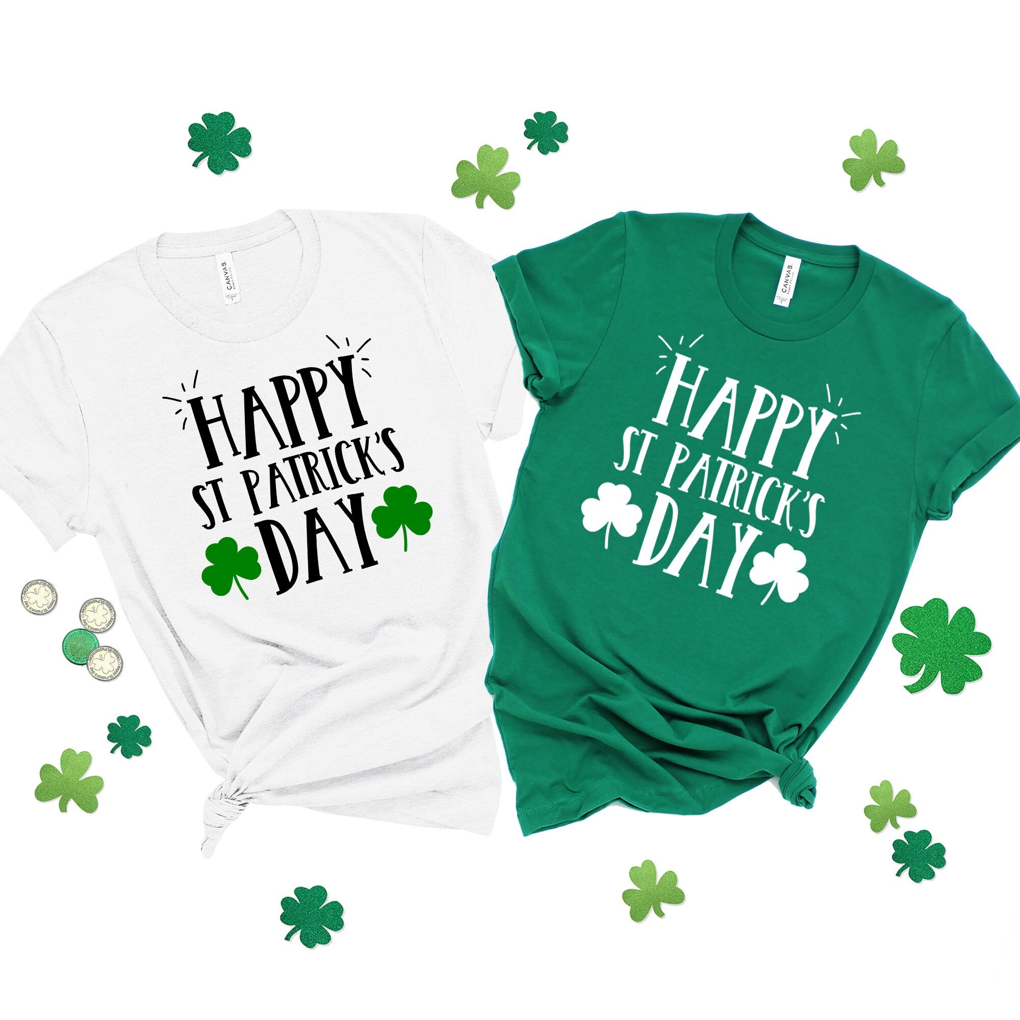Happy St. Patrick's Day Shirt, Irish Shirt, St. Patrick's Day T-Shirt, Luck of the Irish, Shamrock Shirt