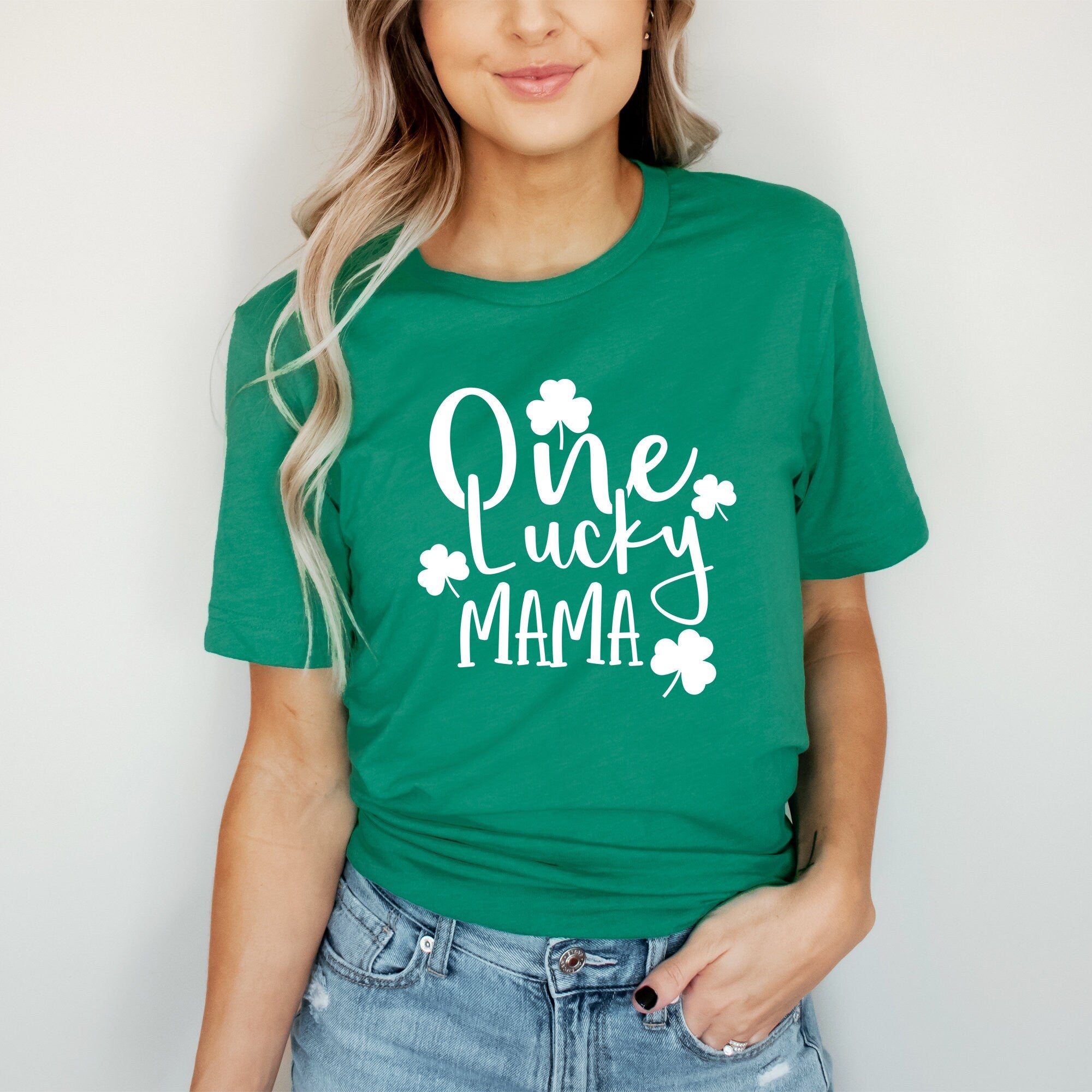 Lucky Mama, St. Patrick's Day Shirt, Irish Shirt, St. Patrick's Day T-Shirt, Luck of the Irish, Shamrock Shirt