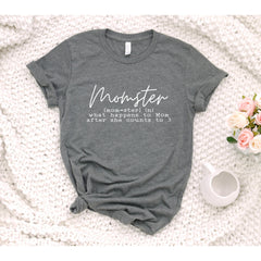 Momster Shirt, Mom Shirts, Mom-life Shirt, Shirts for Moms, Trendy Mom T-Shirts, Cool Mom Shirts, Shirts for Moms