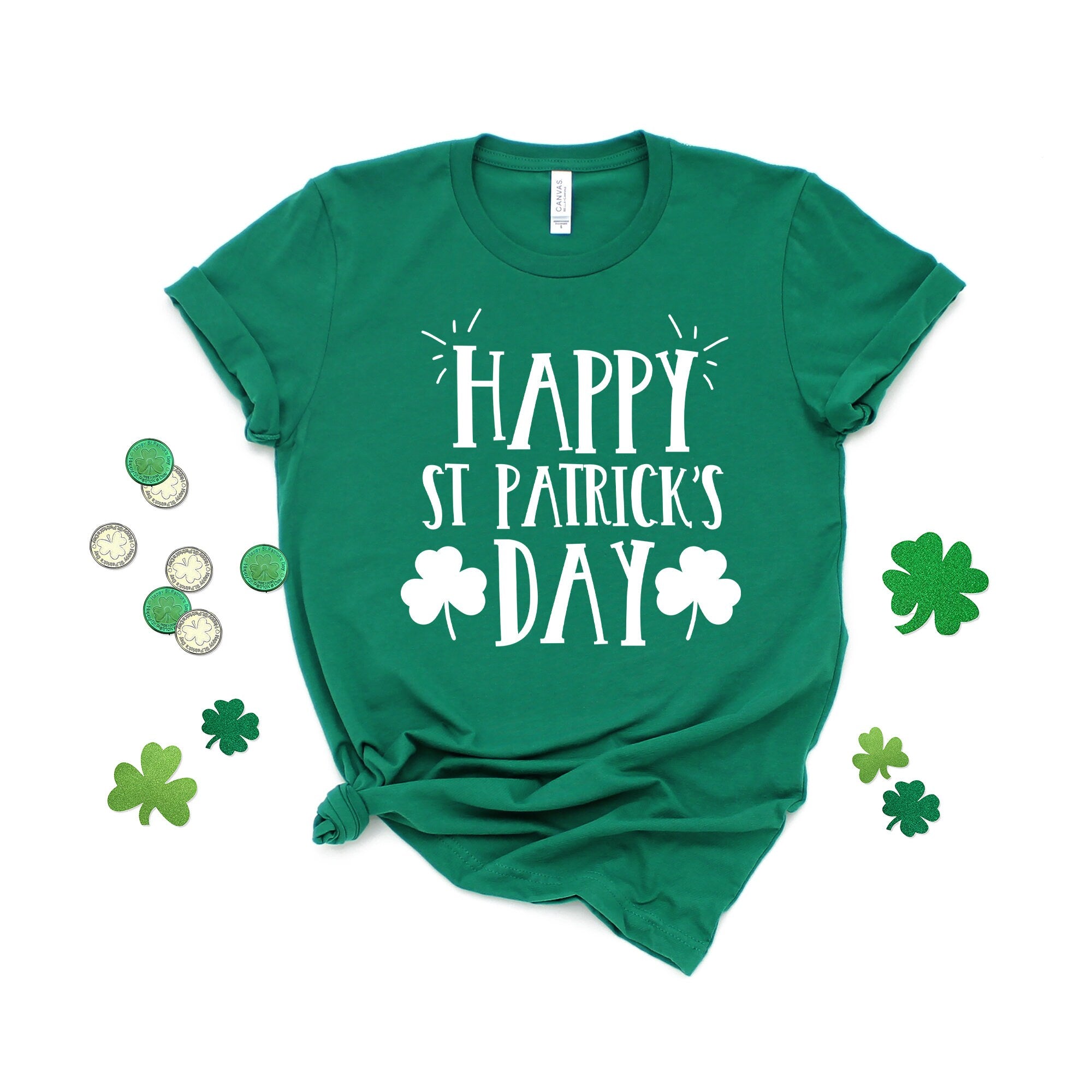 Happy St. Patrick's Day Shirt, Irish Shirt, St. Patrick's Day T-Shirt, Luck of the Irish, Shamrock Shirt