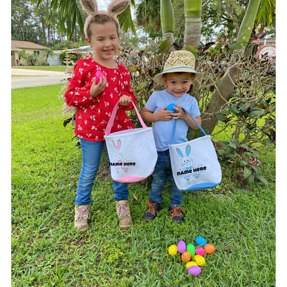 Personalized Easter Baskets, Personalized Easter Basket, Easter bag, Easter Basket with name, Bunny basket, Personalized Easter