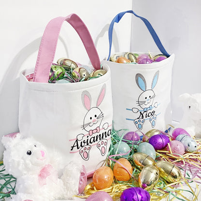 Personalized Easter Baskets, Personalized Easter Basket, Easter bag, Easter Basket with name, Bunny basket, Personalized Easter