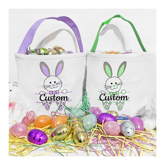 Personalized Easter Baskets, Personalized Easter Basket, Easter bag, Easter Basket with name, Bunny basket, Personalized Easter