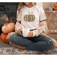 Leopard Pumpkin Shirt, Cheetah Pumpkin Shirt, Thanksgiving Shirt, Thankful Shirt, Fall Shirt, Family Matching Shirt