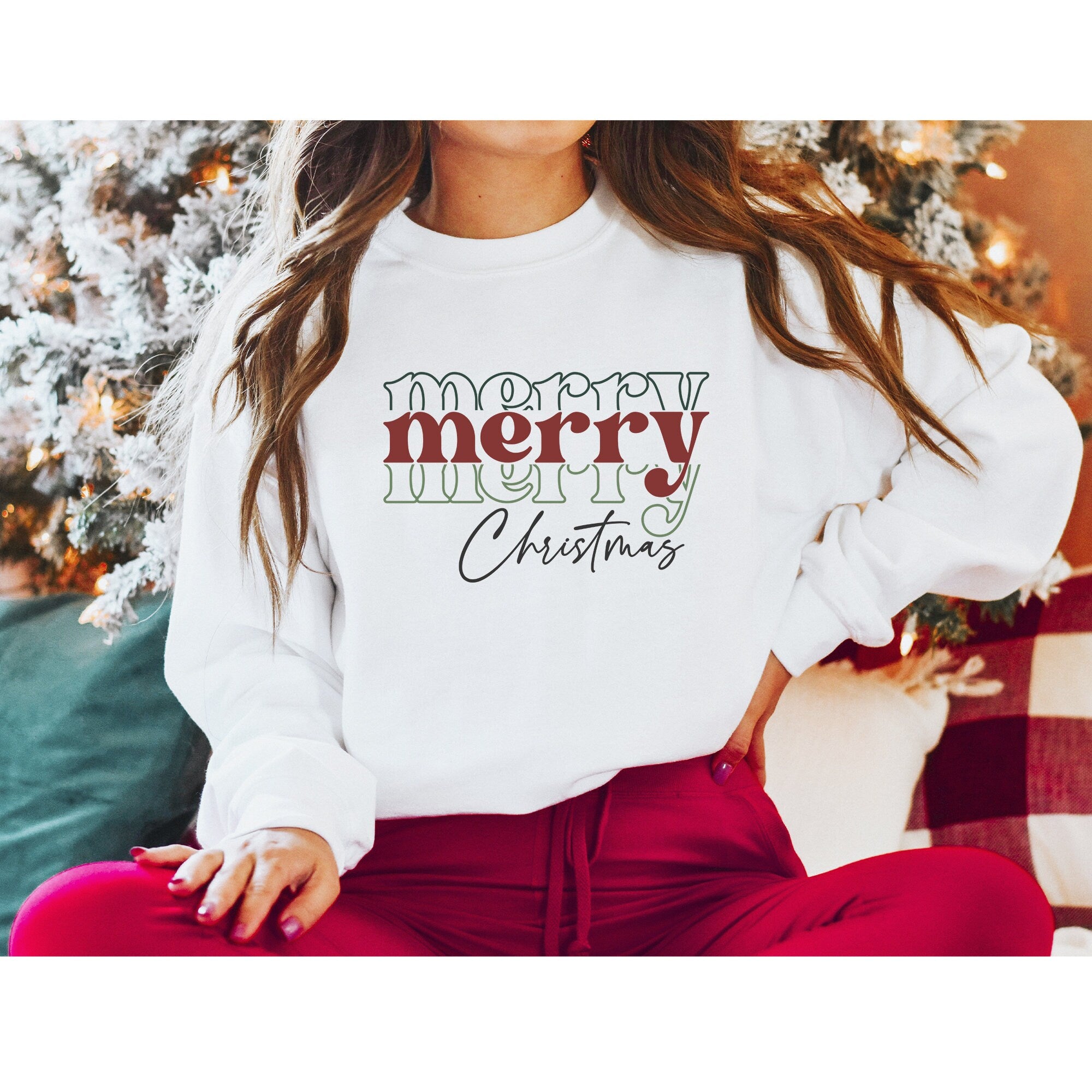 Merry Christmas Sweatshirt, Christmas Sweater, Merry Christmas Unisex Sweatshirt, Christmas Sweatshirt, Christmas Pajamas Unisex
