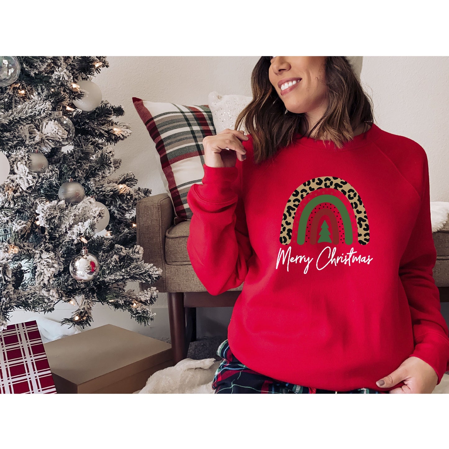Boho Christmas Sweatshirt, Christmas Sweater, Merry Christmas Unisex Sweatshirt, Christmas Sweatshirt, Christmas Pajamas Unisex