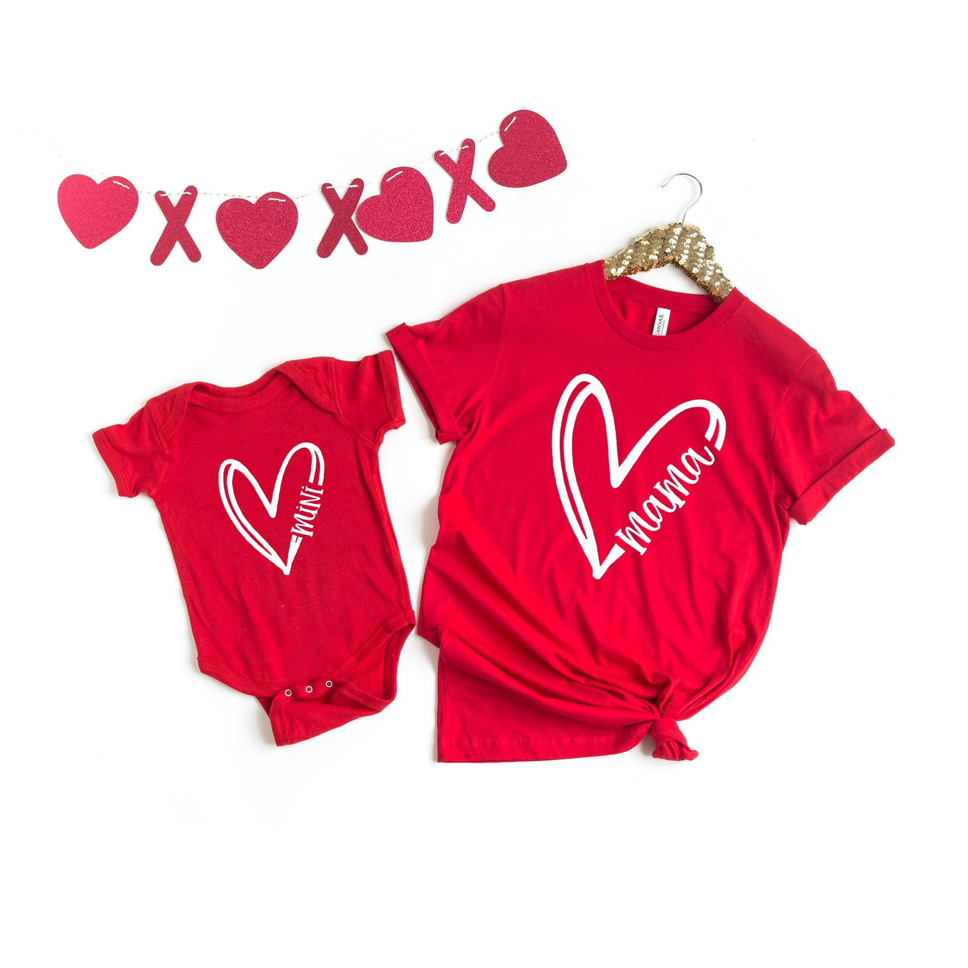 Mama and Mini Tshirt, Valentines Day Matching Shirts, Mama Shirt, Mommy and Me, Mama Mini Matching Shirt, Valentine Outfit