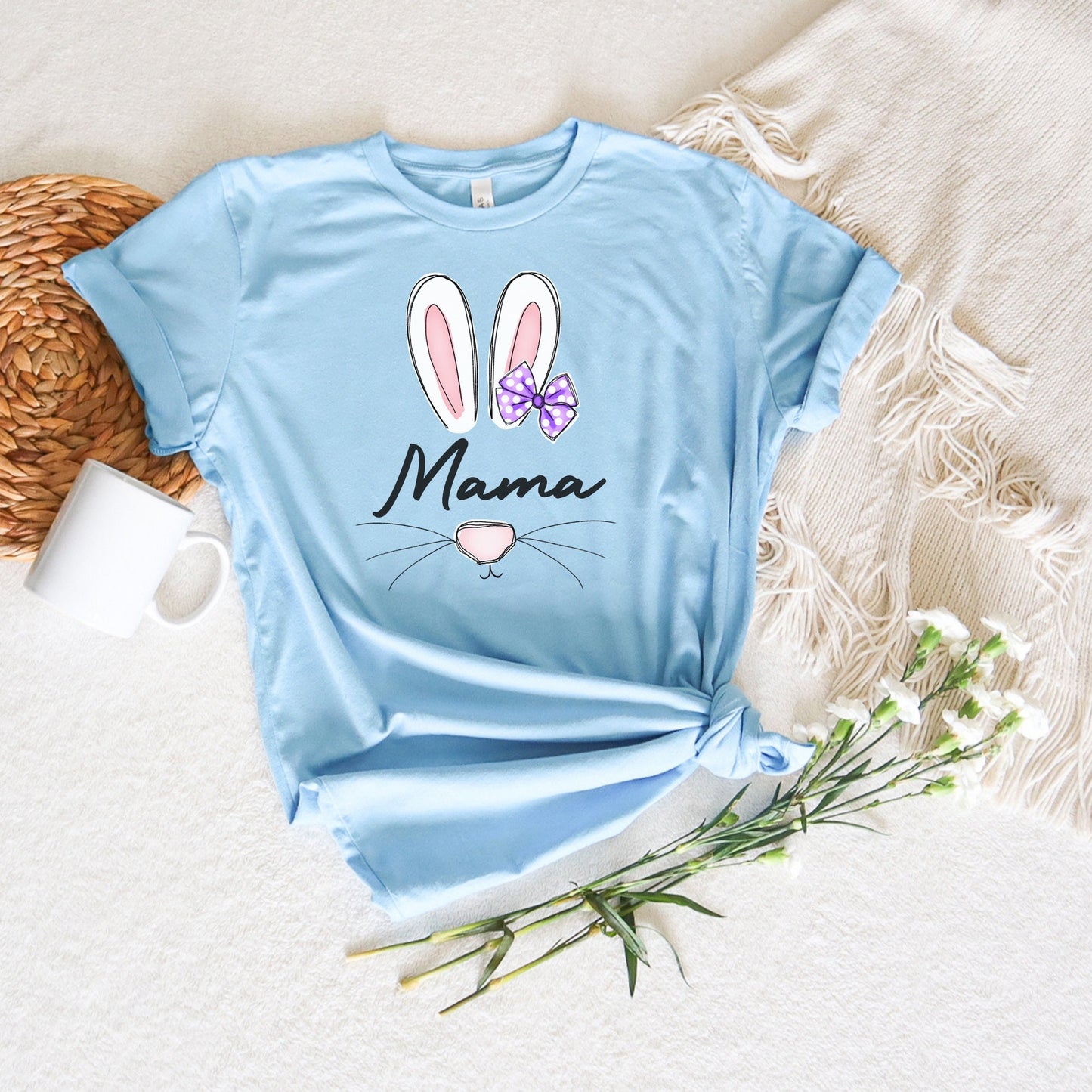 Custom Easter Bunny Shirt, Personalized Easter Shirt, Easter Monogram Shirt, Cute Bunny Shirt, Custom Easter Shirt