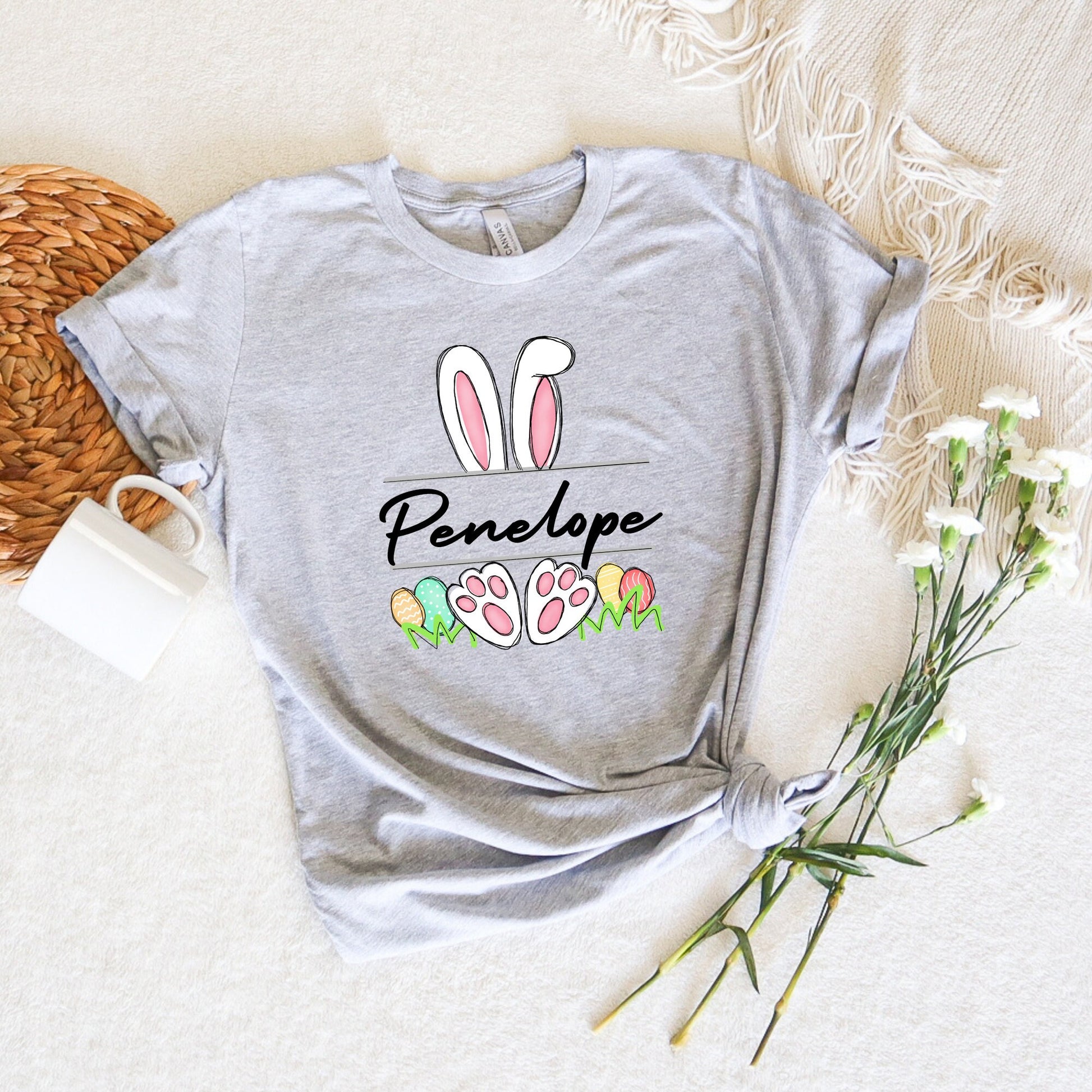 Custom Name Easter Shirts, Easter Shirts, Easter Bunny Name Shirt, Easter Bunny Shirt, Personalized Gifts, Easter Shirt
