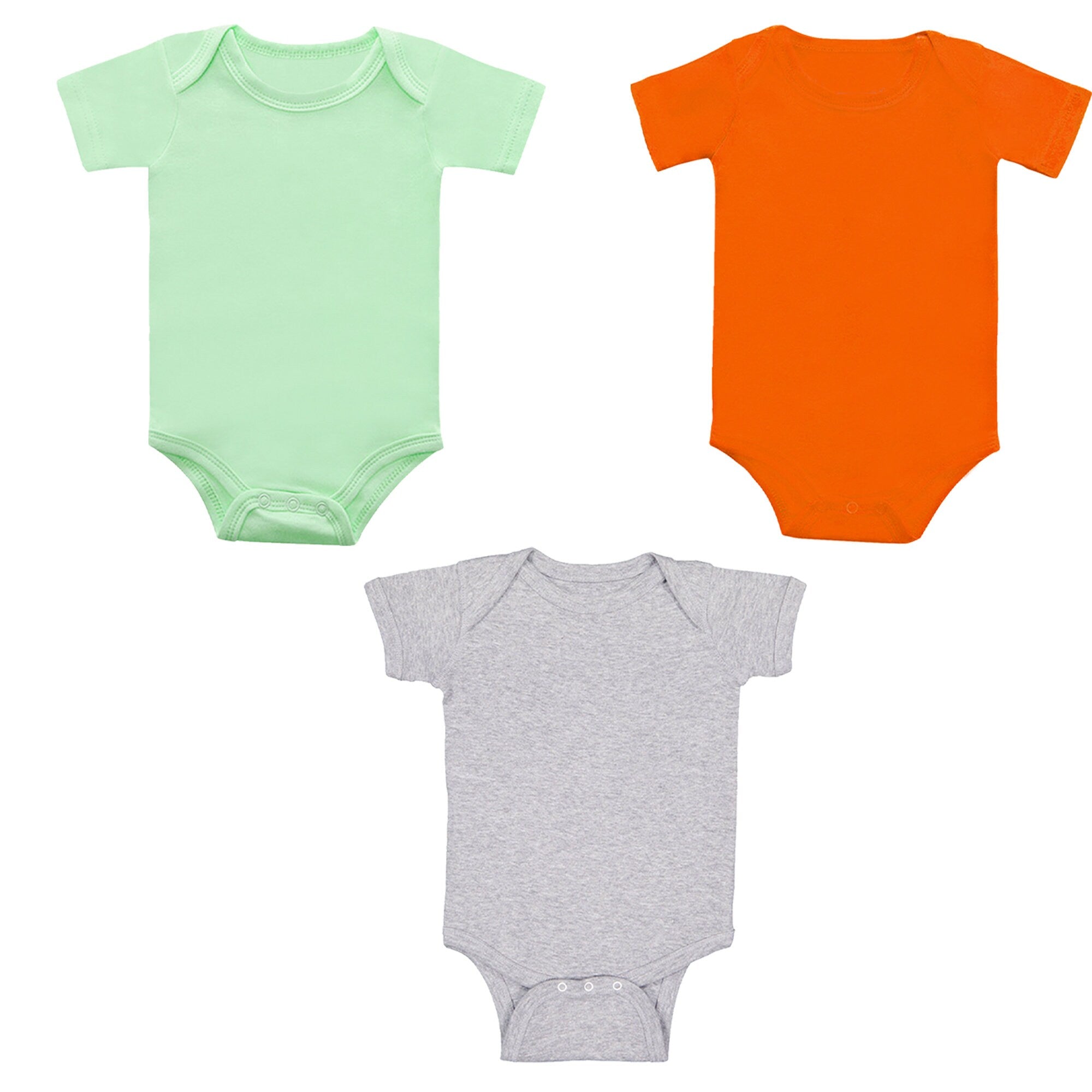 Wholesale Baby Short Sleeve Bodysuit - 100% Soft Cotton - Baby Blank Bodysuits - Baby Blanks - Wholesale Baby Blanks