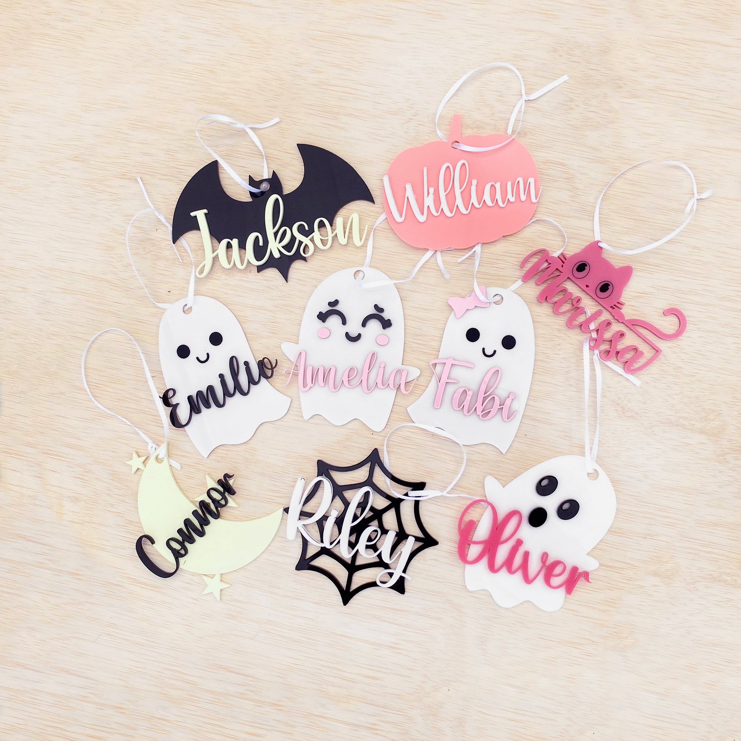 Custom Made Halloween Trick or Treat Bag, Halloween Gifts, Halloween Basket, Personalized Halloween Trick or Treating Bag