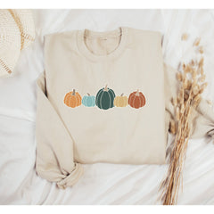Pumpkin Sweatshirt, Boho Pumpkin Sweater, Jack-o-Lantern Sweatshirt, Halloween Sweatshirt, Halloween Sweater, Spooky Season, Fall Shirts