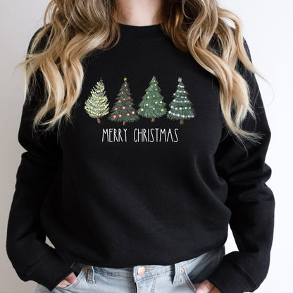Christmas Sweatshirt, Christmas Tree Sweatshirt, Christmas Shirts for Women, Christmas Crewneck, Christmas Sweater, Winter Sweatshirt