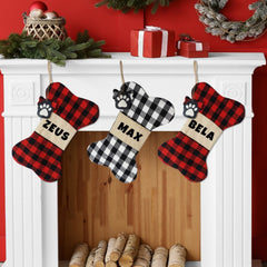 Custom Dog Stocking, Personalized Dog Christmas Stocking, Custom Dog Christmas Stocking