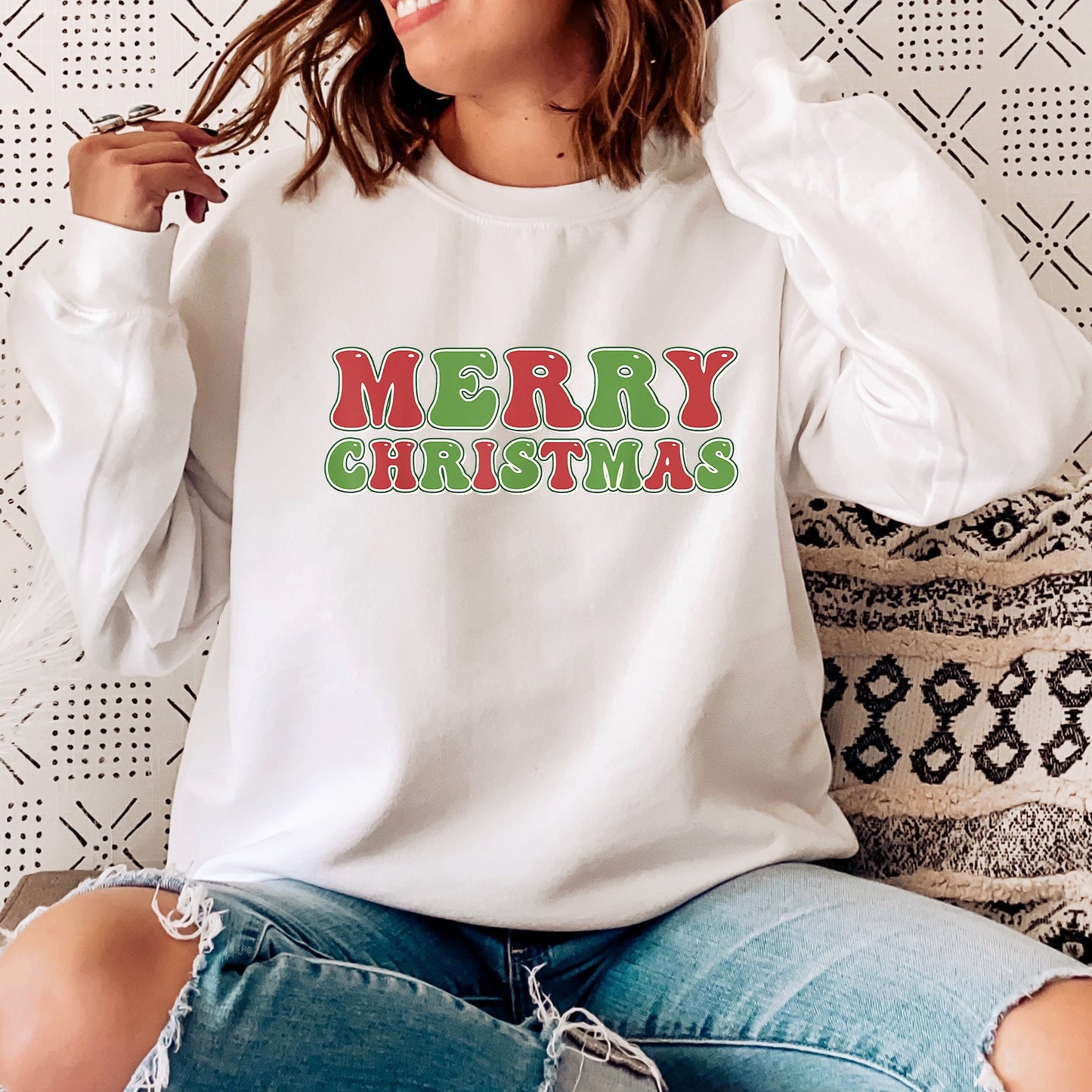 Christmas Sweatshirt, Christmas Party Sweatshirt, Christmas outfit Sweater