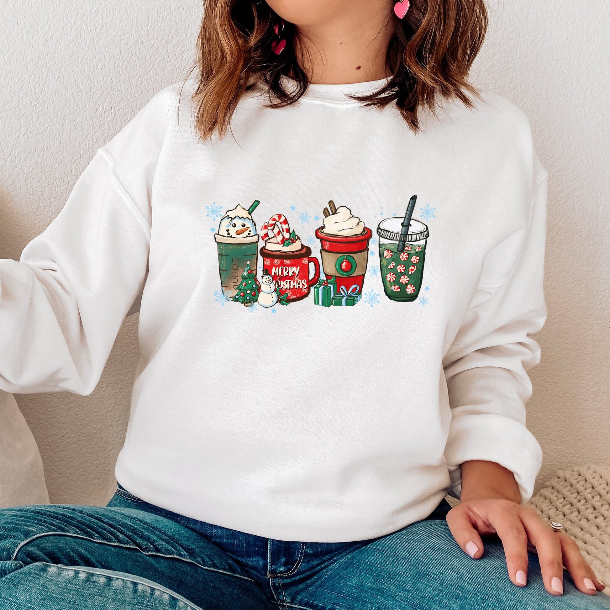 Christmas Coffee Sweatshirt, Christmas Sweatshirt, Christmas Shirt, Coffee Lover Gifts