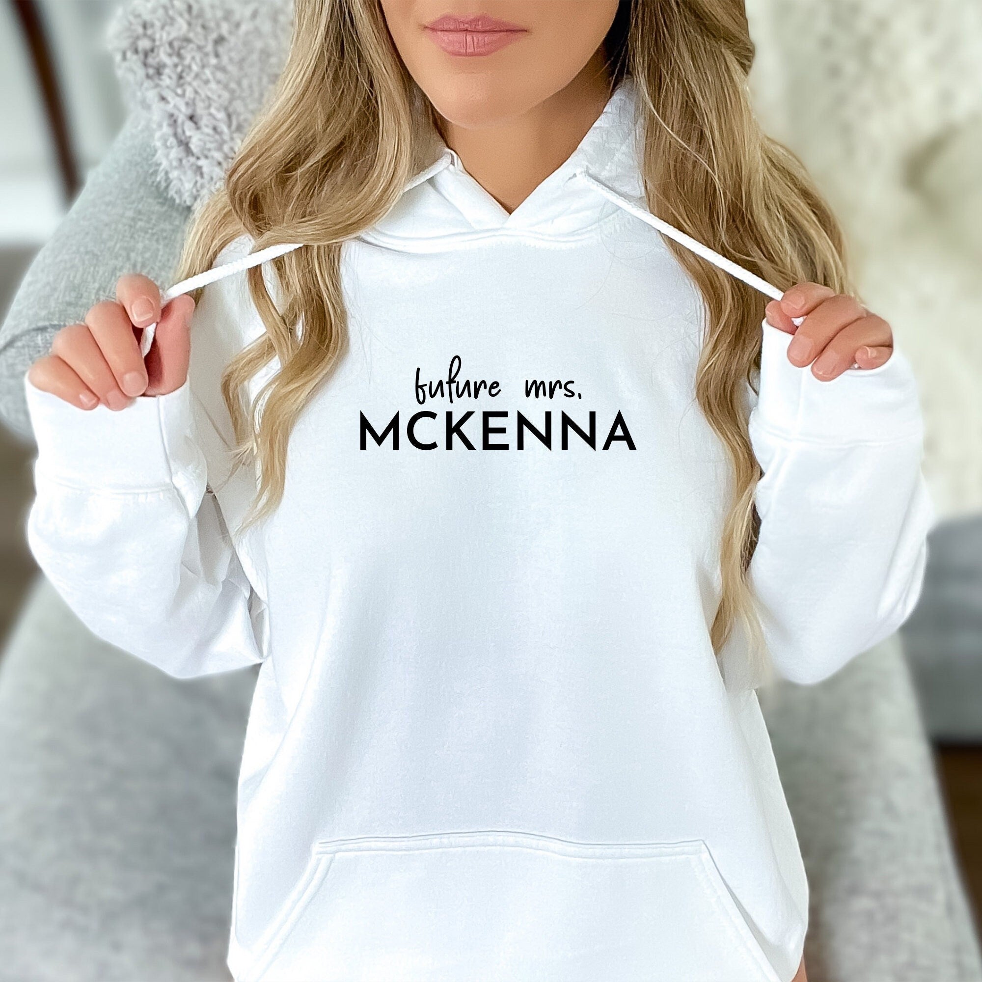 Future Mrs Hoodie, Custom Mrs Hoodie, Personalized Bride Shirt, Bridal Gifts, Bachelorette Party Gift